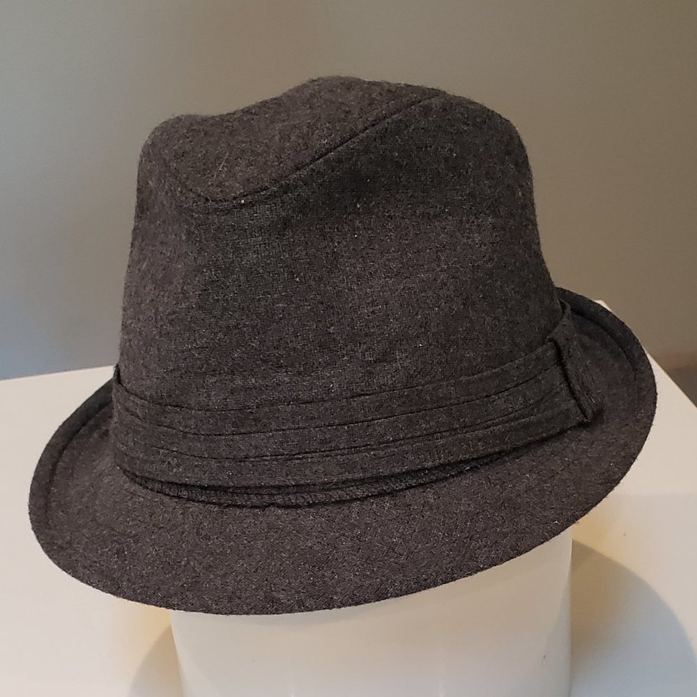 Unisex Dark Gray Fedora Hat